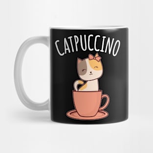 Cappuccino Cat Pun Catpuccino Mug